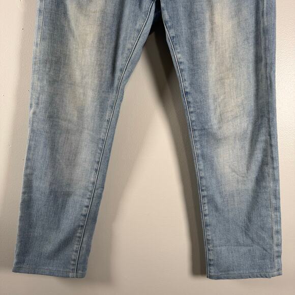 Frame Women's Blue London Los Angeles Denim Mid Rise L'Homme Slim Jeans Size 31 - Picture 3 of 11